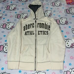 vintage abercrombie zip up sweater